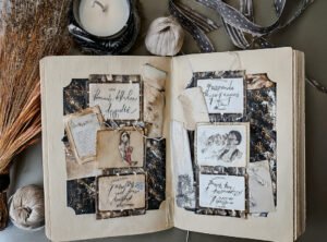 vintage-inspired junk journal